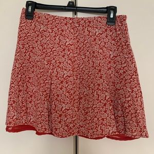 American eagle red skirt